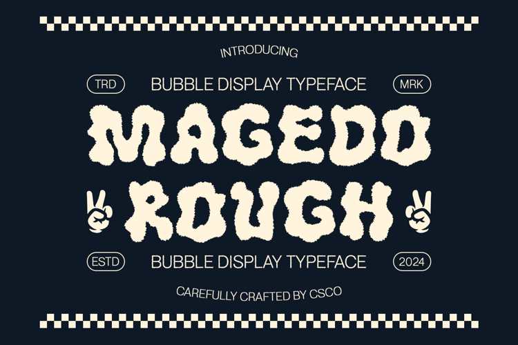 Magedo Rough Font