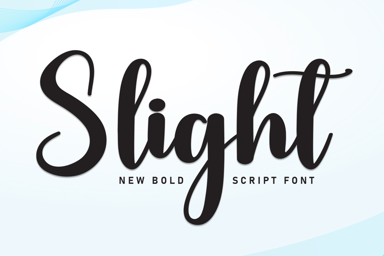 Preview of Slight Font