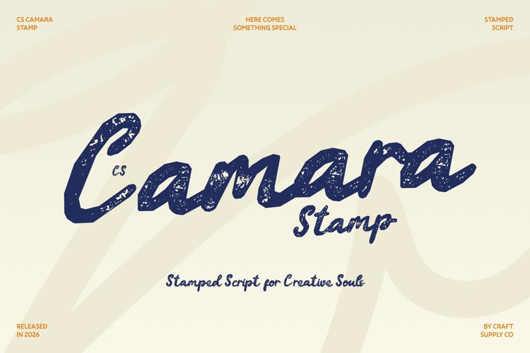 Preview of CS Camara Stamp Font