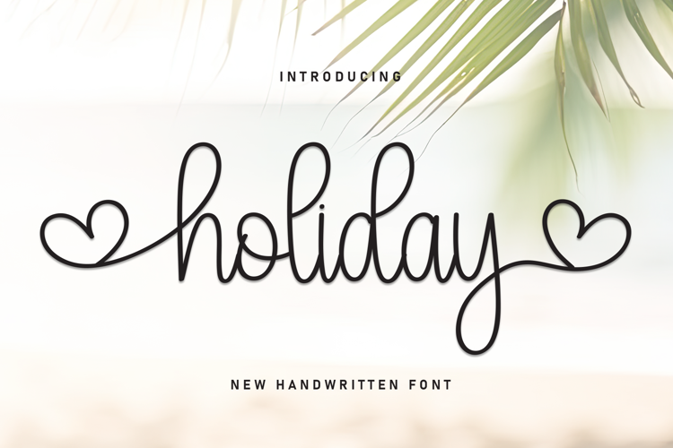 Preview of Holiday Font