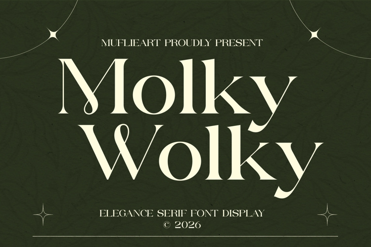 Preview of Molky Wolky Font