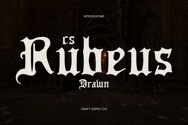 Preview of CS Rubeus Drawn Font