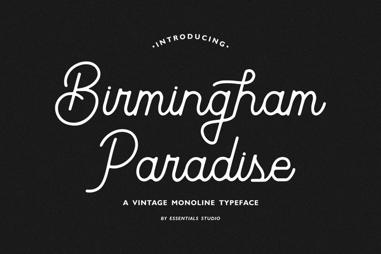 Birmingham Paradise Font