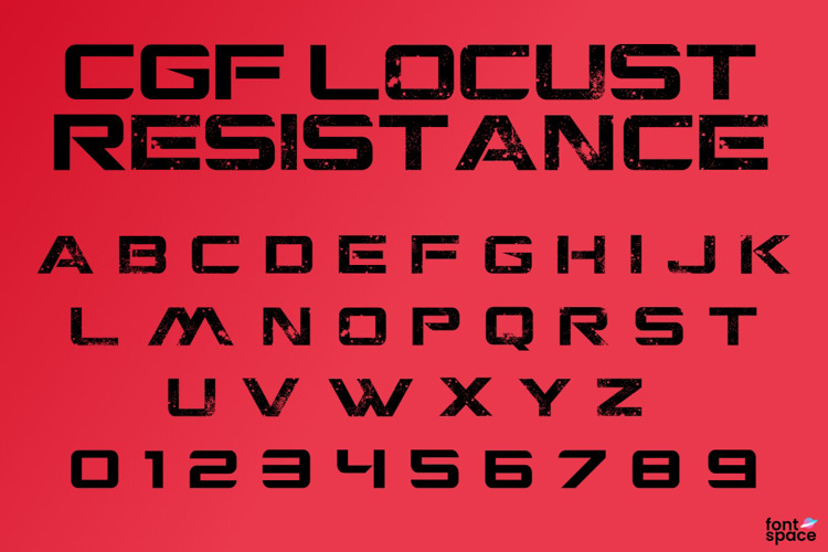 CGF Locust Resistance Font