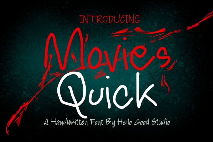 Preview of Movies Quick Font