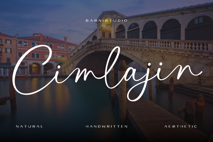 Preview of Cimlajin Font