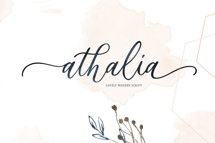 Athalia Script Font