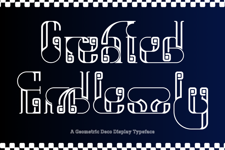 Preview of Created Endlessly Font