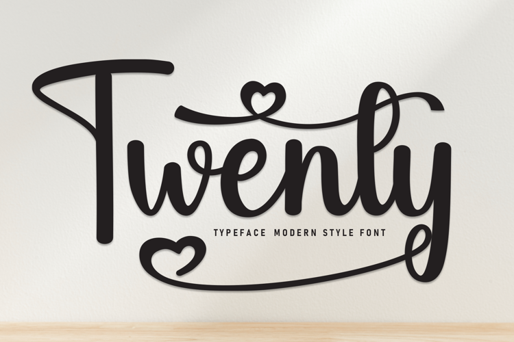 Preview of Twenty Font