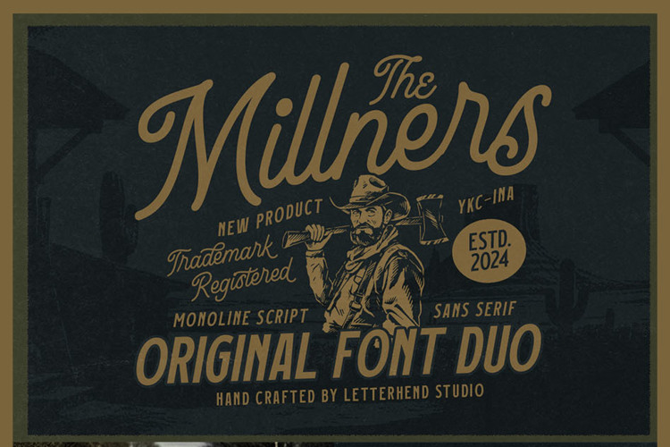 The Millners Med Font