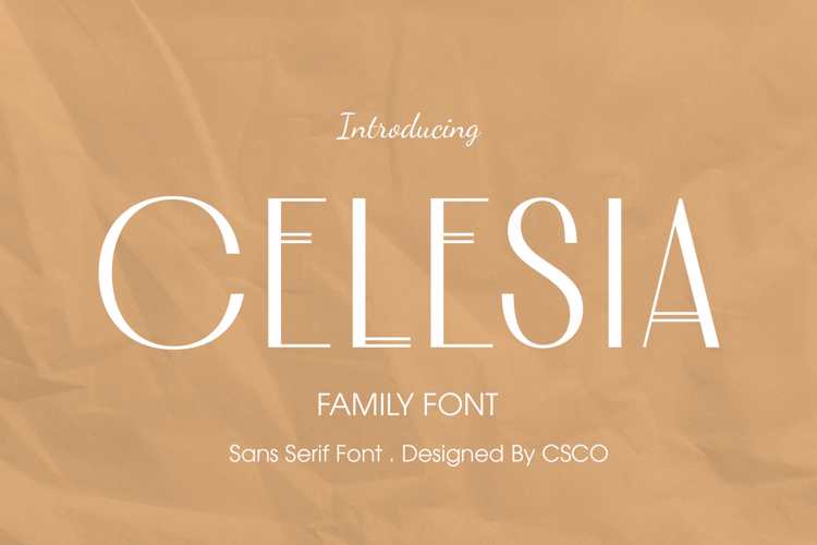Celesia Font
