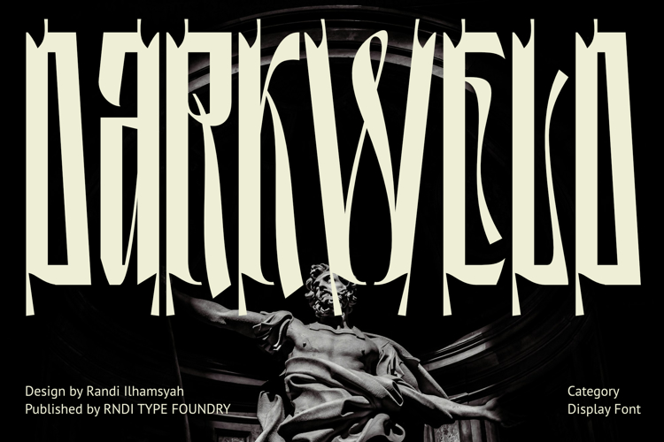 Preview of DARKWELD Font
