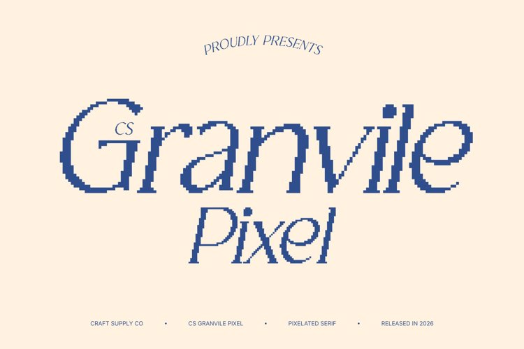 Preview of CS Granvile Pixel Font