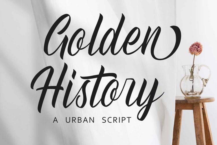 Golden History Font