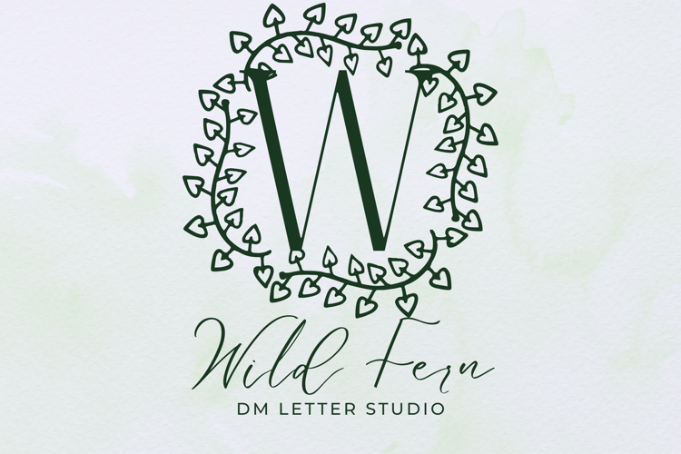 Preview of Wild Fern Monogram Font