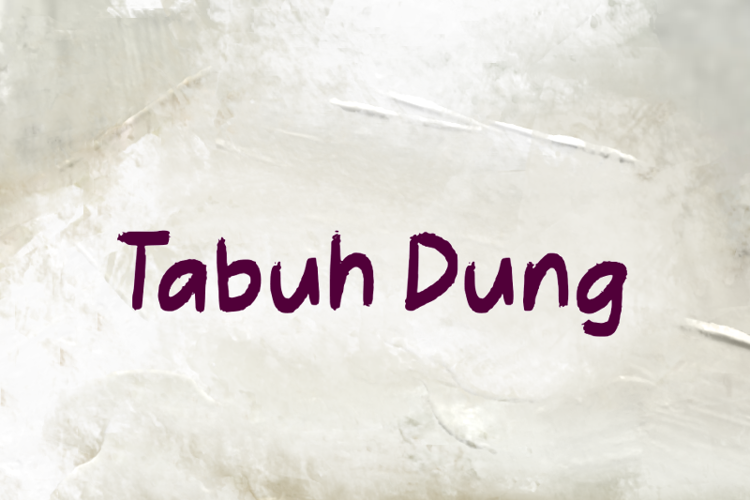 t Tabuh Dung Font