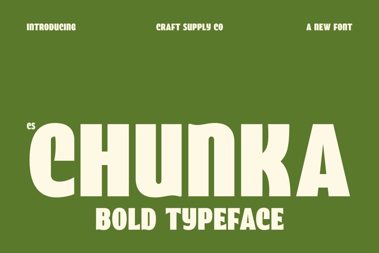Preview of CS Chunka Font