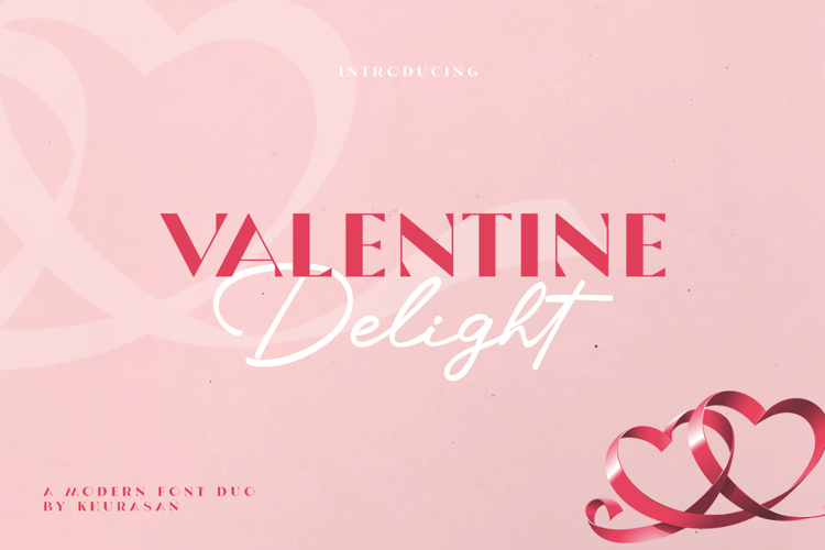 Preview of Valentine Delight Serif Font