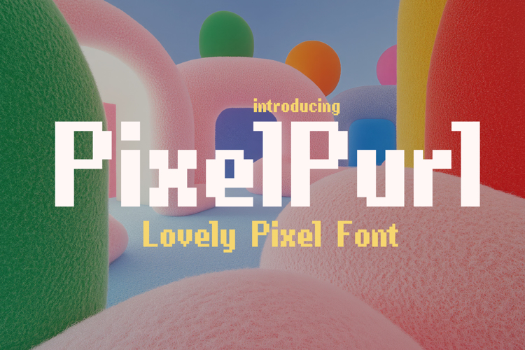 Pixel Purl Font
