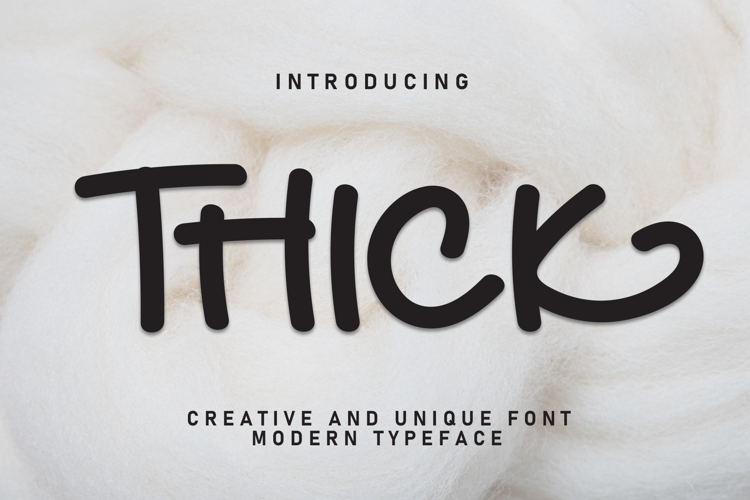 Preview of Thick Font