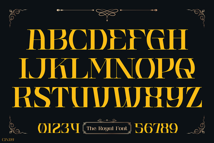 Preview of CINDY Font