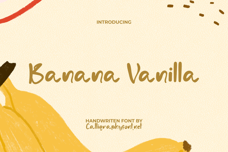 Banana Vanilla Font