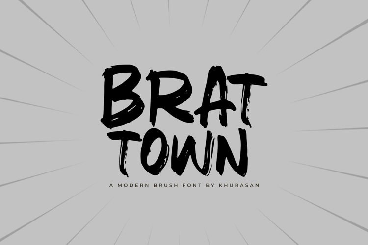 Brat Town Font