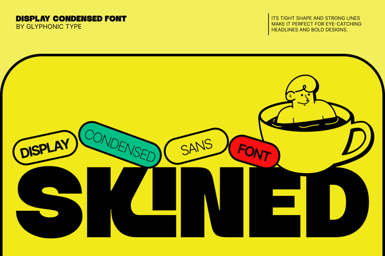 Preview of GC Skined Font