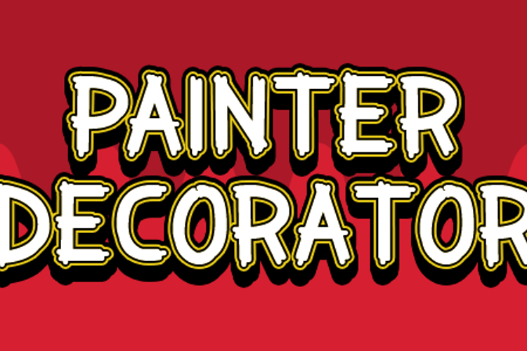 Painter Decorator Font