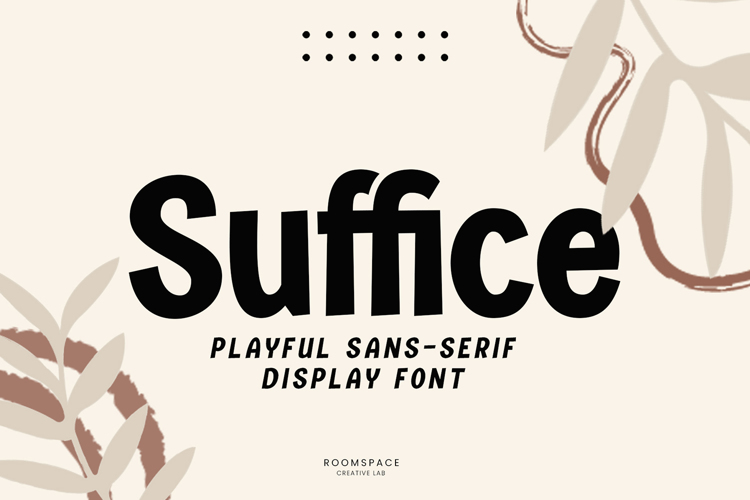 Preview of Suffice Font
