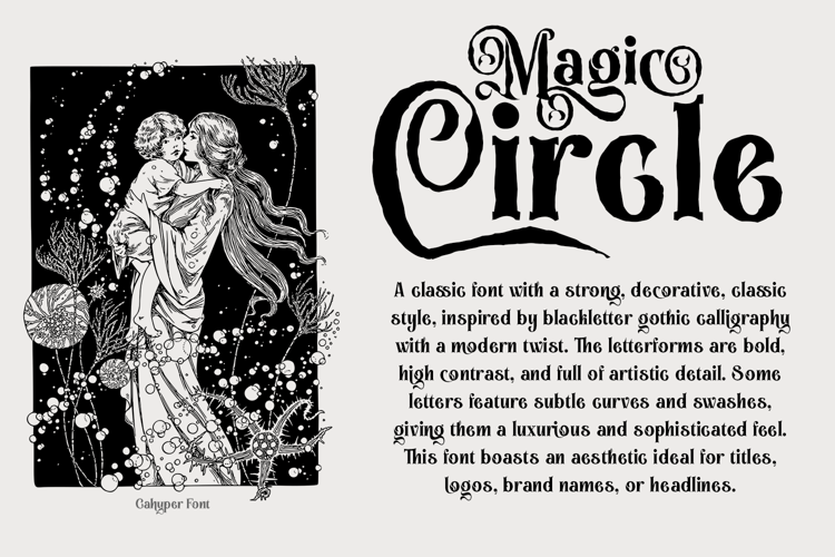 Preview of Cahyper Font