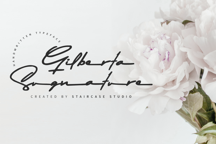 Gilberta Signature Font