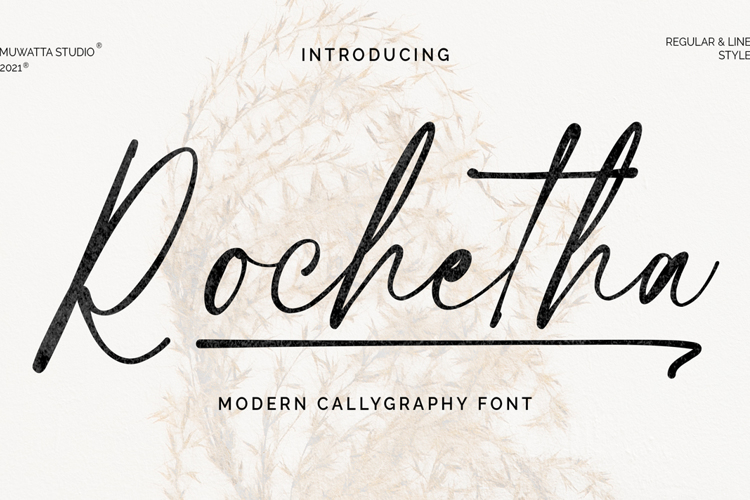 Rochetha Signature Font