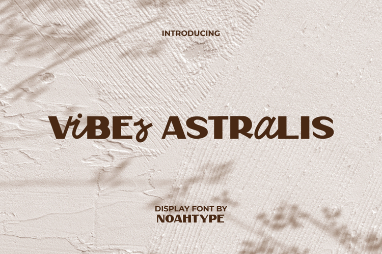 Preview of Vibes Astralis Font