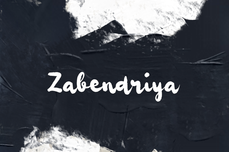 Preview of z  Zabendriya Font