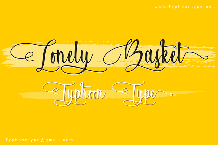 Lonely Basket Font