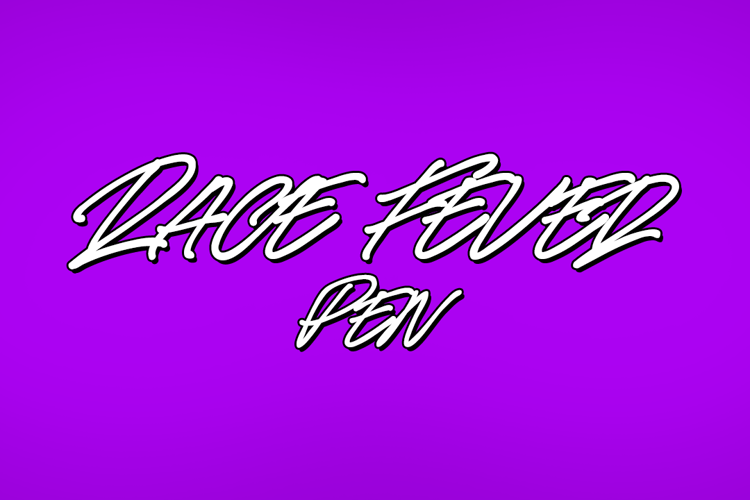 Race Fever Pen Font