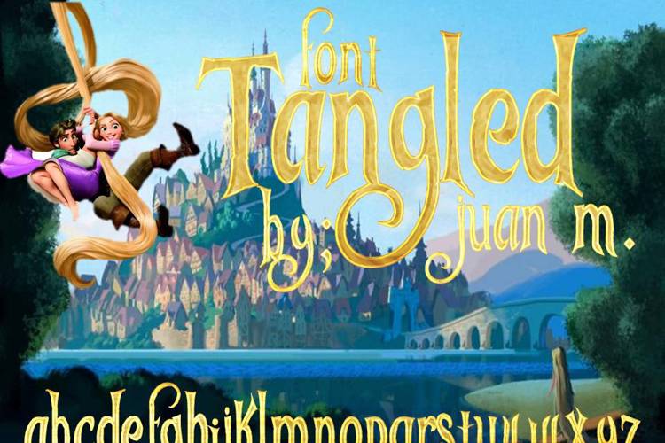 Tangled Font