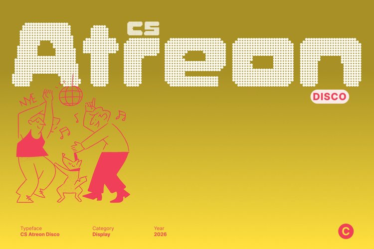Preview of CS Atreon Disco Font