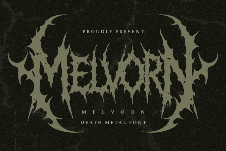 Preview of Melvorn Font
