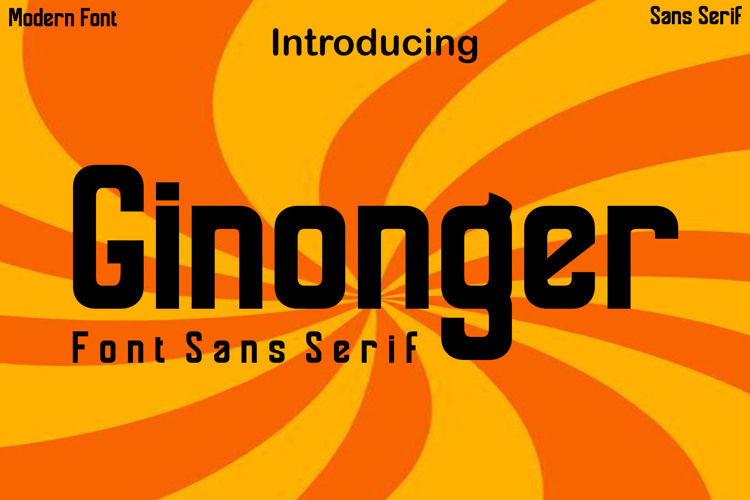 Ginonger Font