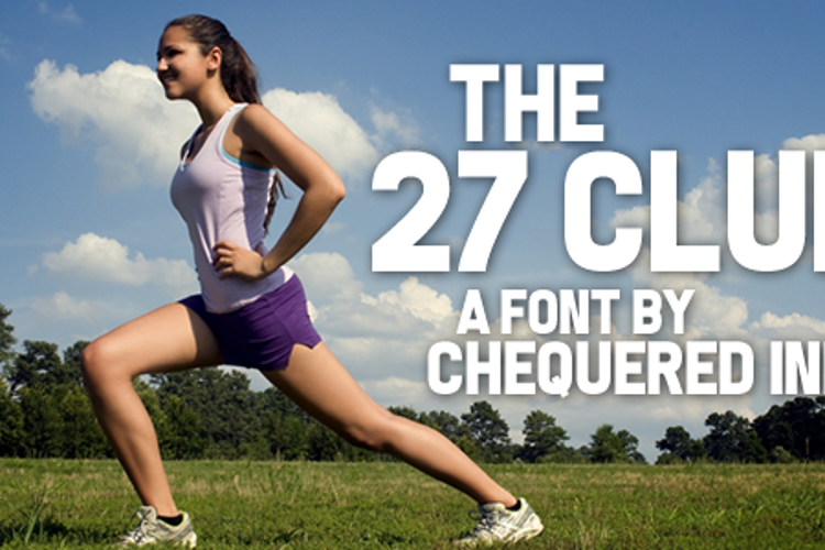 The 27 Club Font