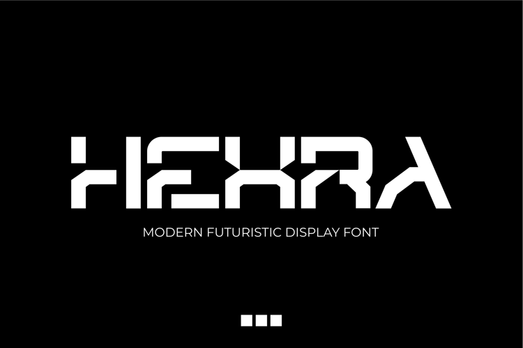 Preview of Hexra Font