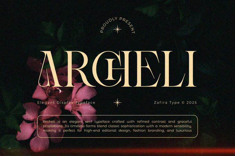 Preview of Archeli Font