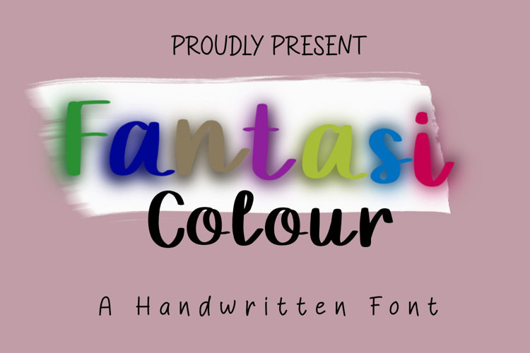 Preview of Fantasi Colour Font
