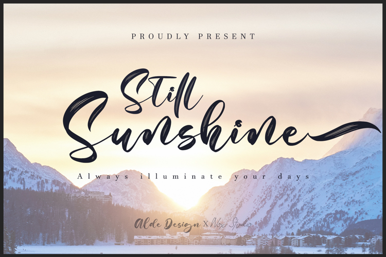 Still Sunshine Font