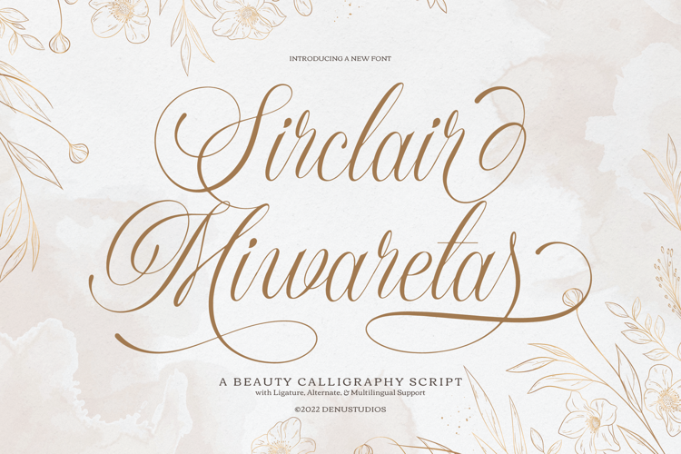 Preview of Sirclair Miwareta Font