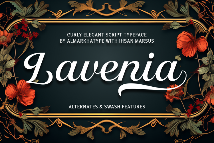 Preview of Lavenia Script Font