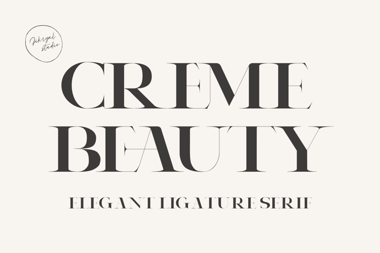 Creme Beauty Font
