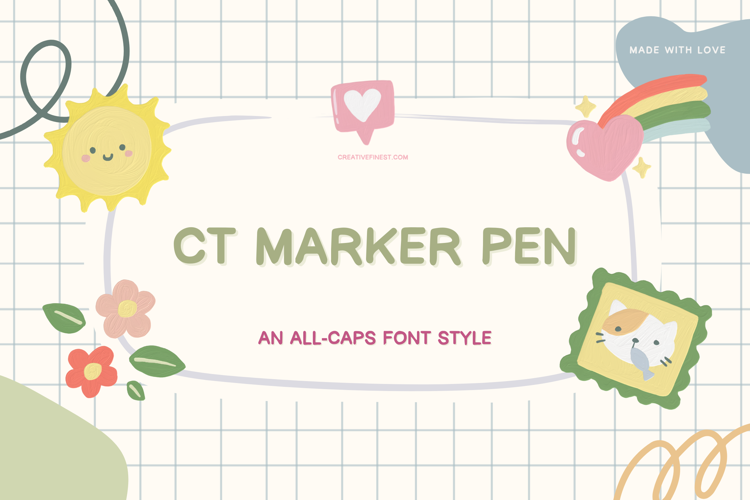 CT Marker Pen Font